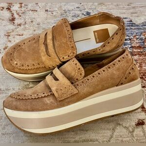 Dolce Vita Janine Suede Platform Loafers